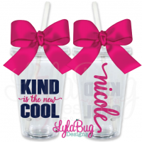 Kind is the New Cool Personalized Tumbler