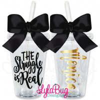 THE Struggle is Real Personalized Tumbler