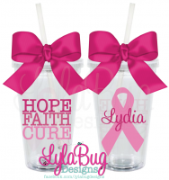 Hope Faith Cure Tumbler