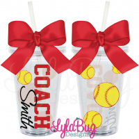 Softball Coach Tumbler