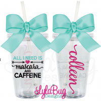 Mascara and Caffeine Tumbler