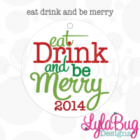 Eat Drink and Be Merry Ornament
