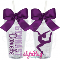 Gymnast Personalized Acrylic Tumbler